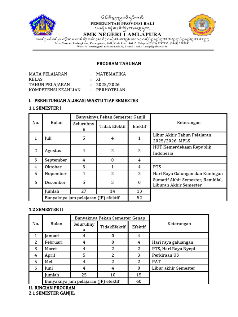 Prota Ta 25.26 | PDF