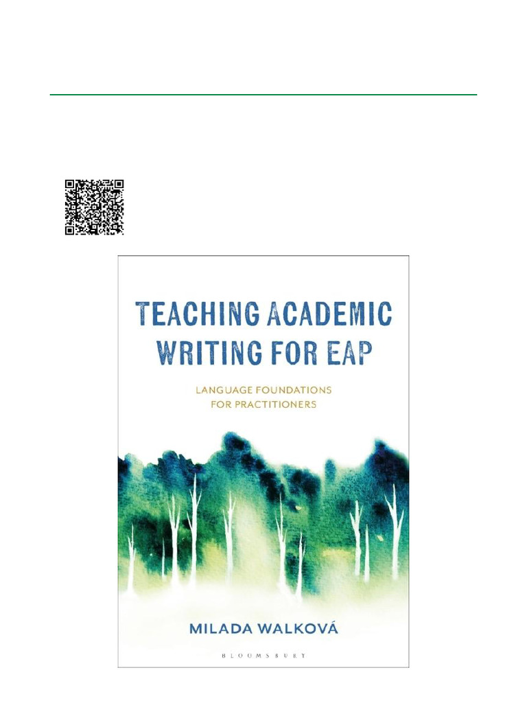 Teaching Academic Writing for EAP Language Foundations for ...