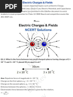 Class 12 Physics: Electric Charges & Fields | PDF | Electric Field ...