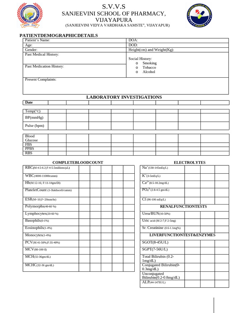 Pharmacotherapeutics Case Study Format | PDF | Cholesterol | Medical ...