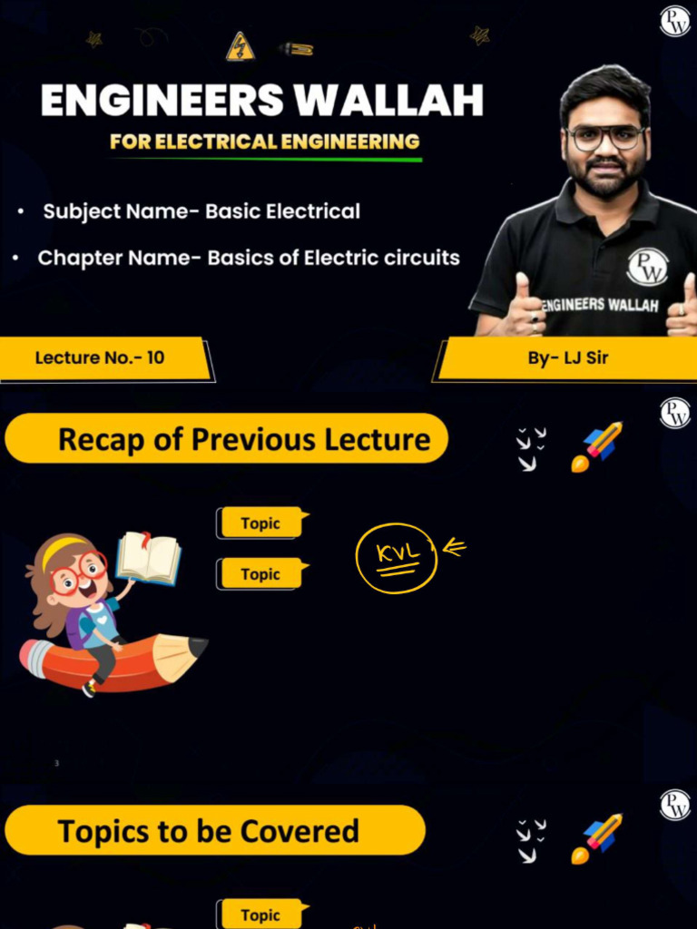 Basics of Electric Circuit 10 _ Class Notes | PDF