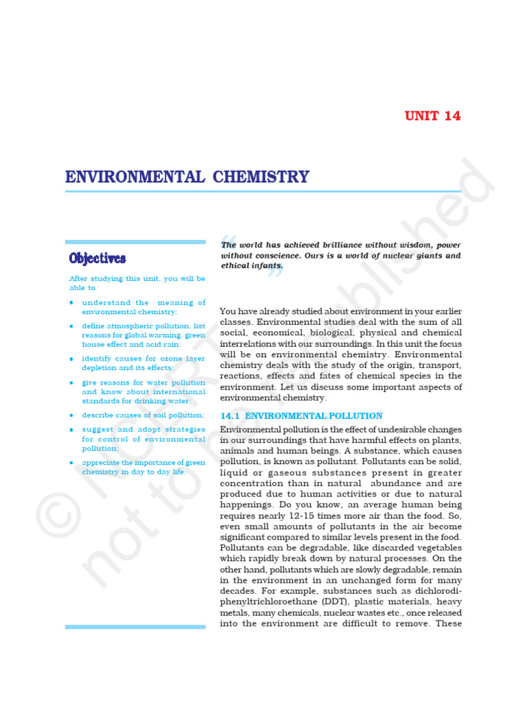 Chemistry | PDF | Greenhouse Effect | Ozone