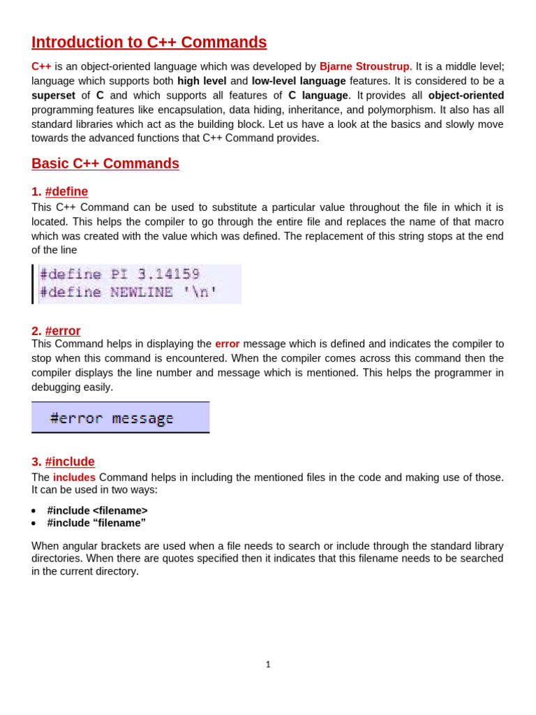 DEV-C_Notes | PDF | C++ | Control Flow
