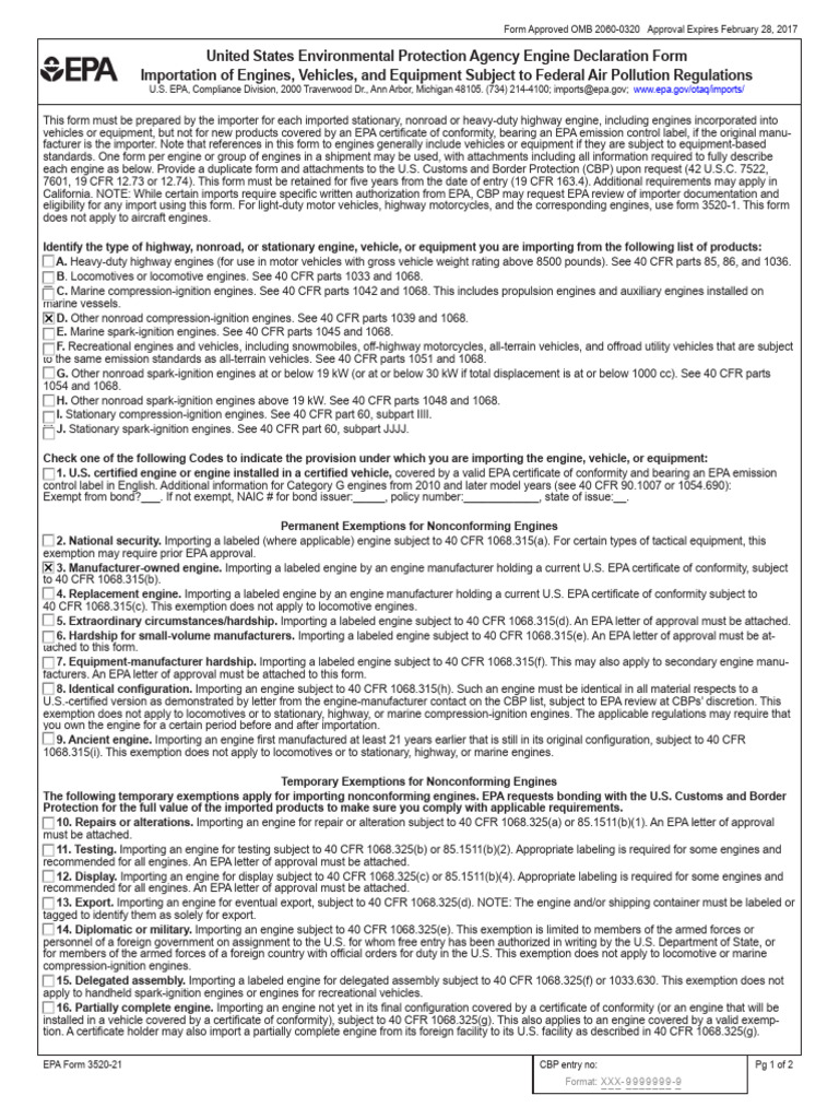 EPA SIGNED 1st - NW CASCADE - W236974603 | PDF
