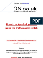 How To Lock Unlock Using Trackmaster Switch