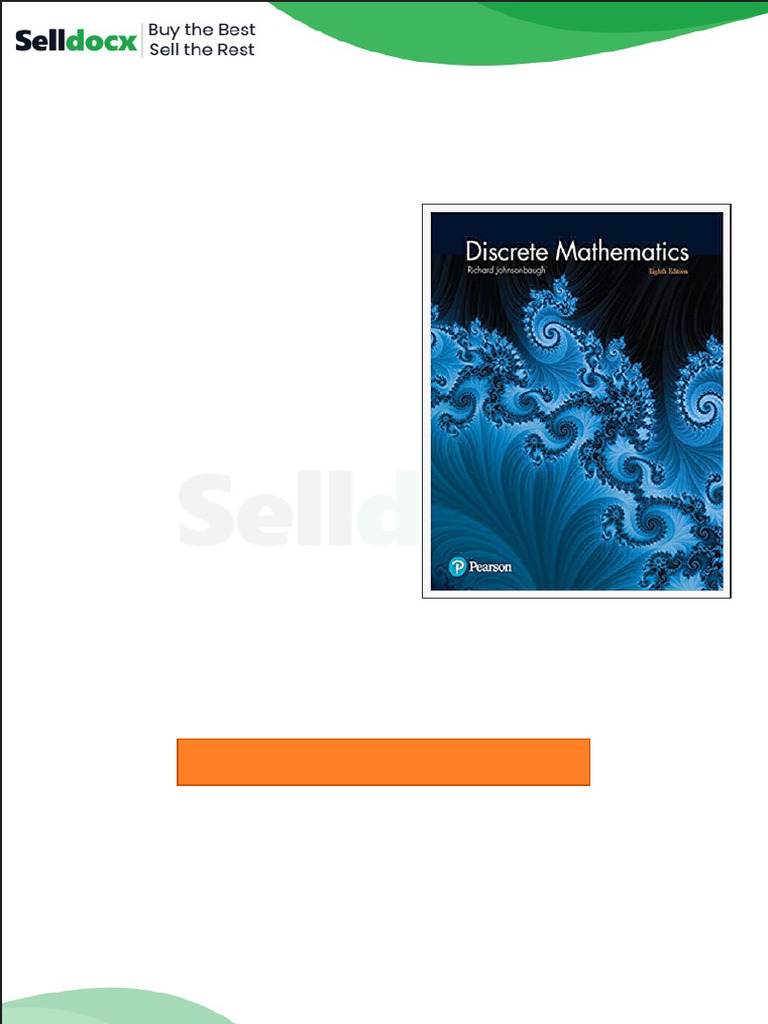 Solution Manual For Discrete Mathematics 8th Edition by Richard ...