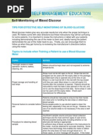 POCT Blood Glucose Testing Guide | PDF | Clinical Medicine | Medicine