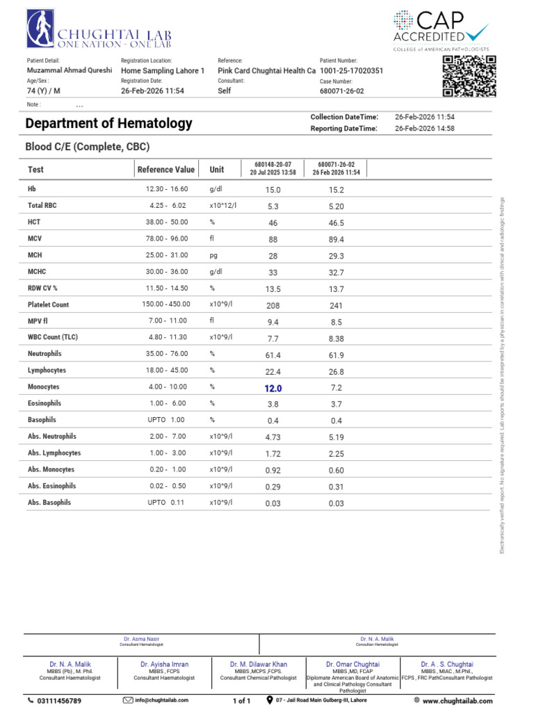 E (Complete, CBC) | PDF | Clinical Pathology | Medicine