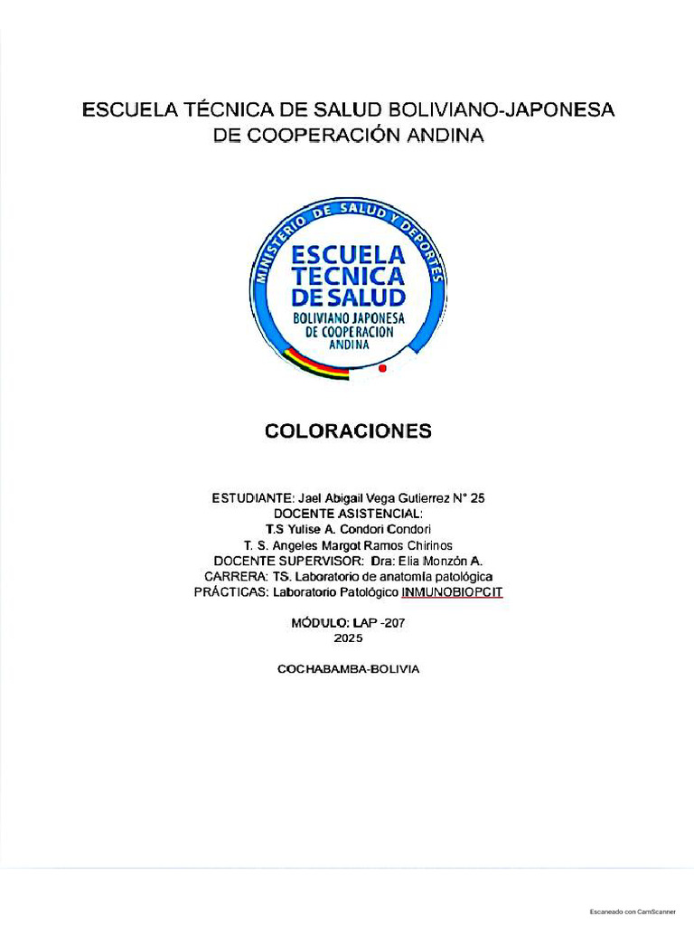 Coloraciones | PDF