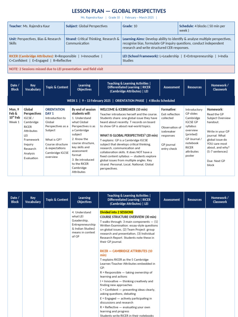 Introduction To GP | PDF | Learning | Critical Thinking