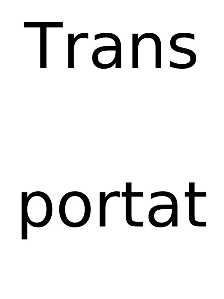Transportation | PDF