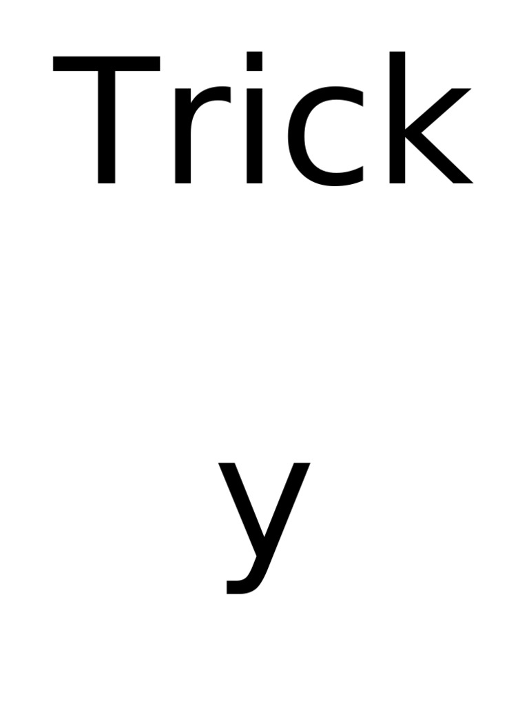 Tricky Words | PDF