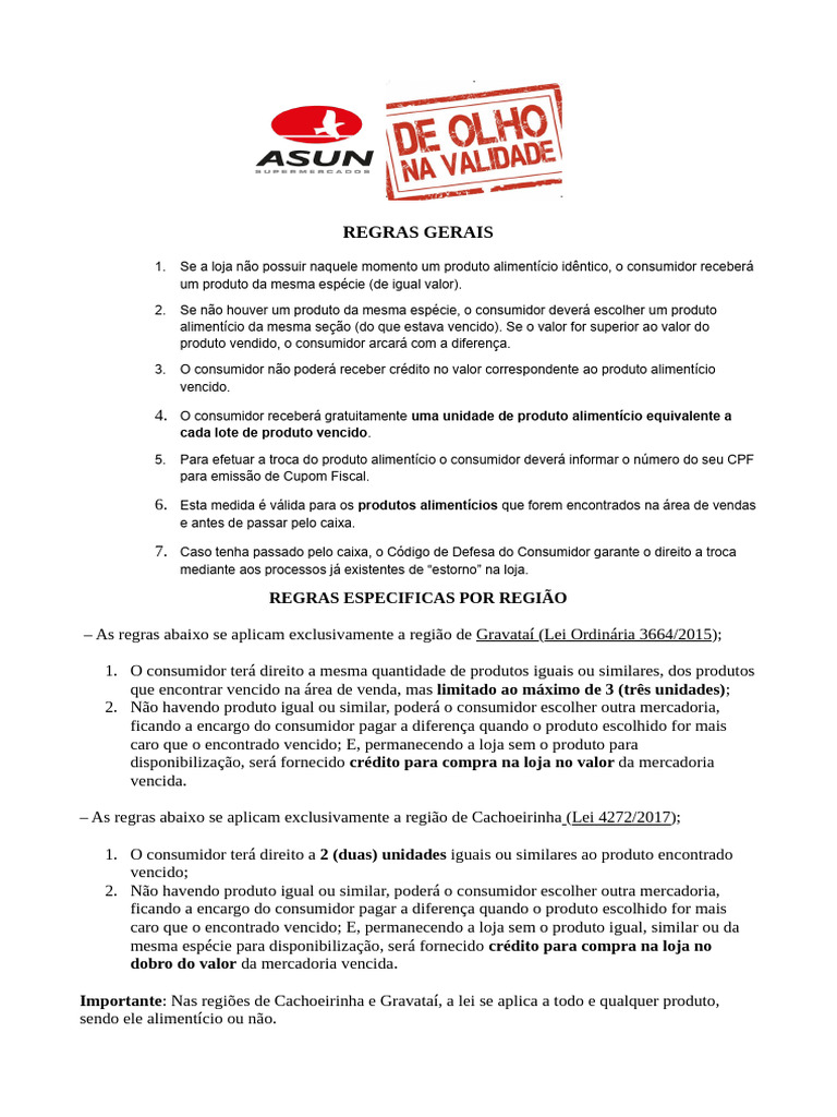 Orientacoes de Olho Na Validade 20260305013203748 | PDF | Crédito ...