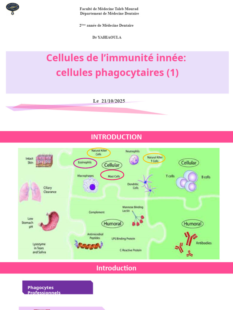 3cells of Innate Immunity Part One Sba 2 Dentists | PDF | Macrophage ...