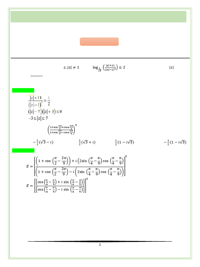 COMP 2027 BTEST-10 MATH PAPER | PDF | Mathematics | Geometry