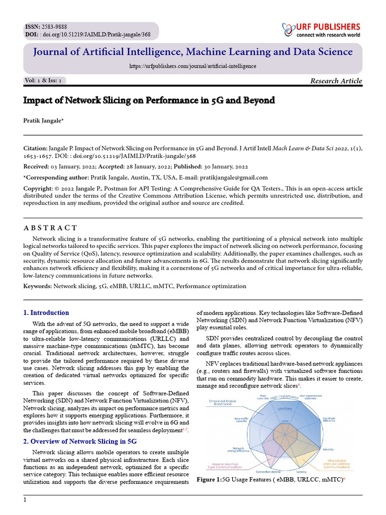 Impact of Network Slicing On Performance in 5G and Beyond | PDF ...