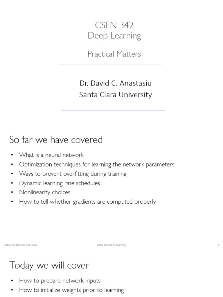 5 Practical Matters | PDF | Deep Learning | Computational Neuroscience