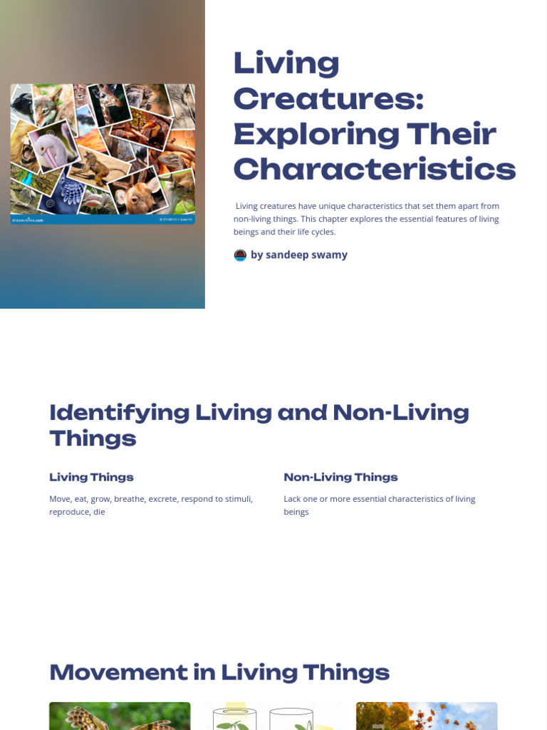 Living Creatures Exploring Their Characteristics 240921065533 26af2998 ...