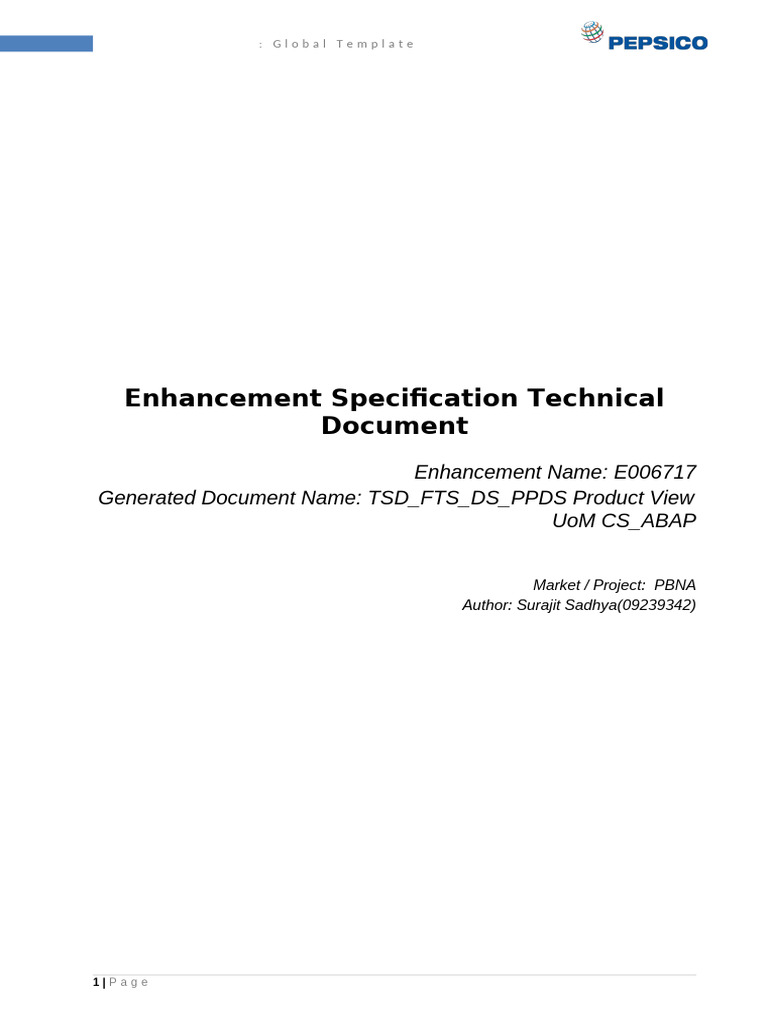 Tsd Fts Ds Ppds Product View Uom Cs Abap | PDF | Information Technology ...