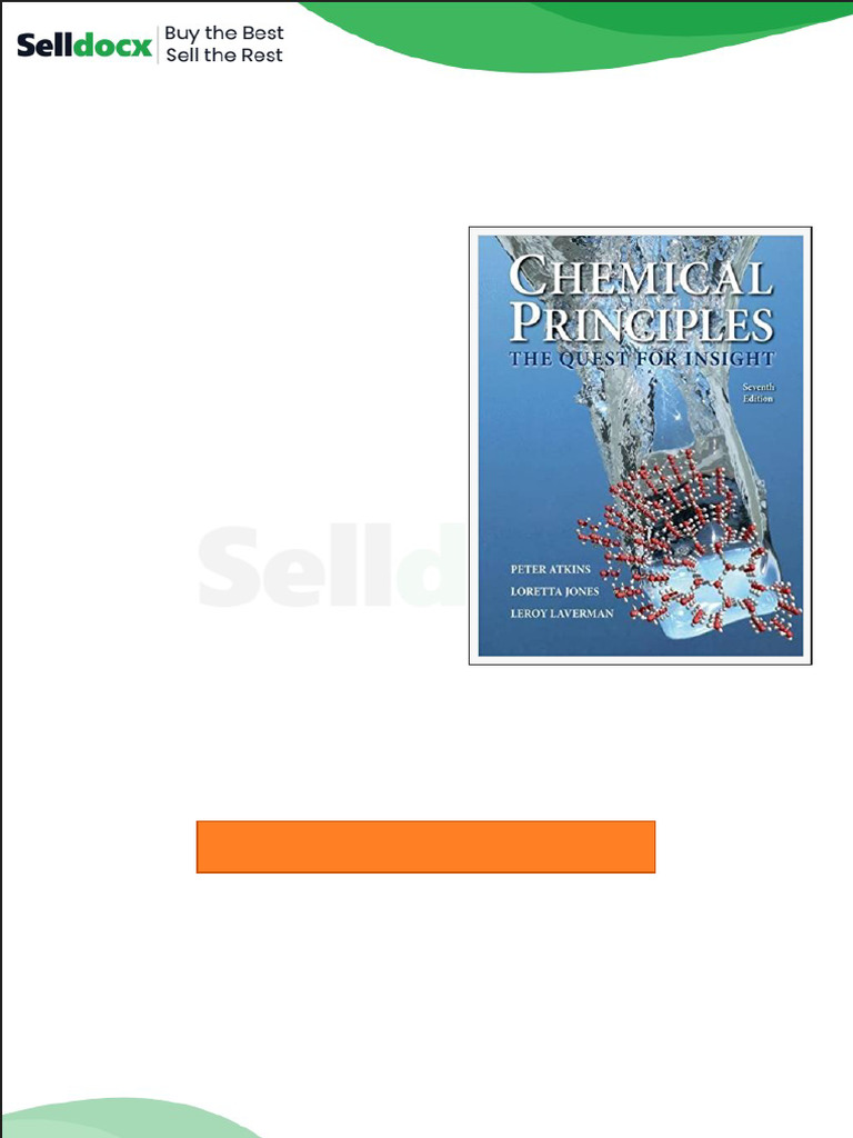 Solution Manual For Chemical Principles The Quest For Insight 7th