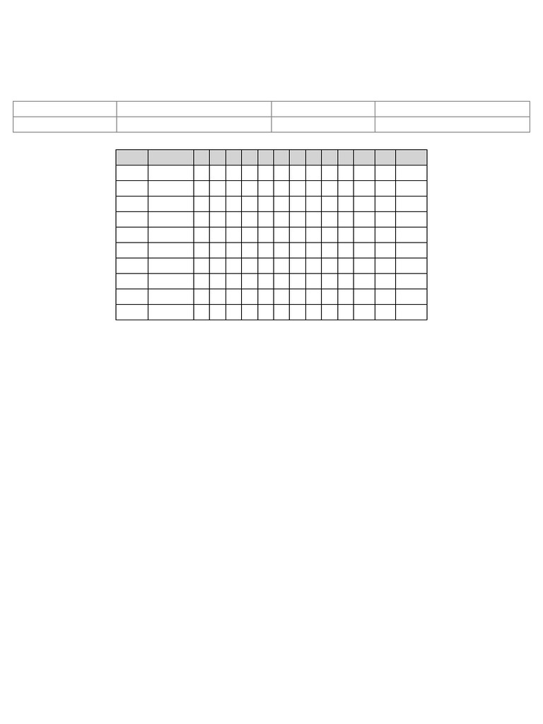 Table Tennis Tournament Scoresheet | PDF