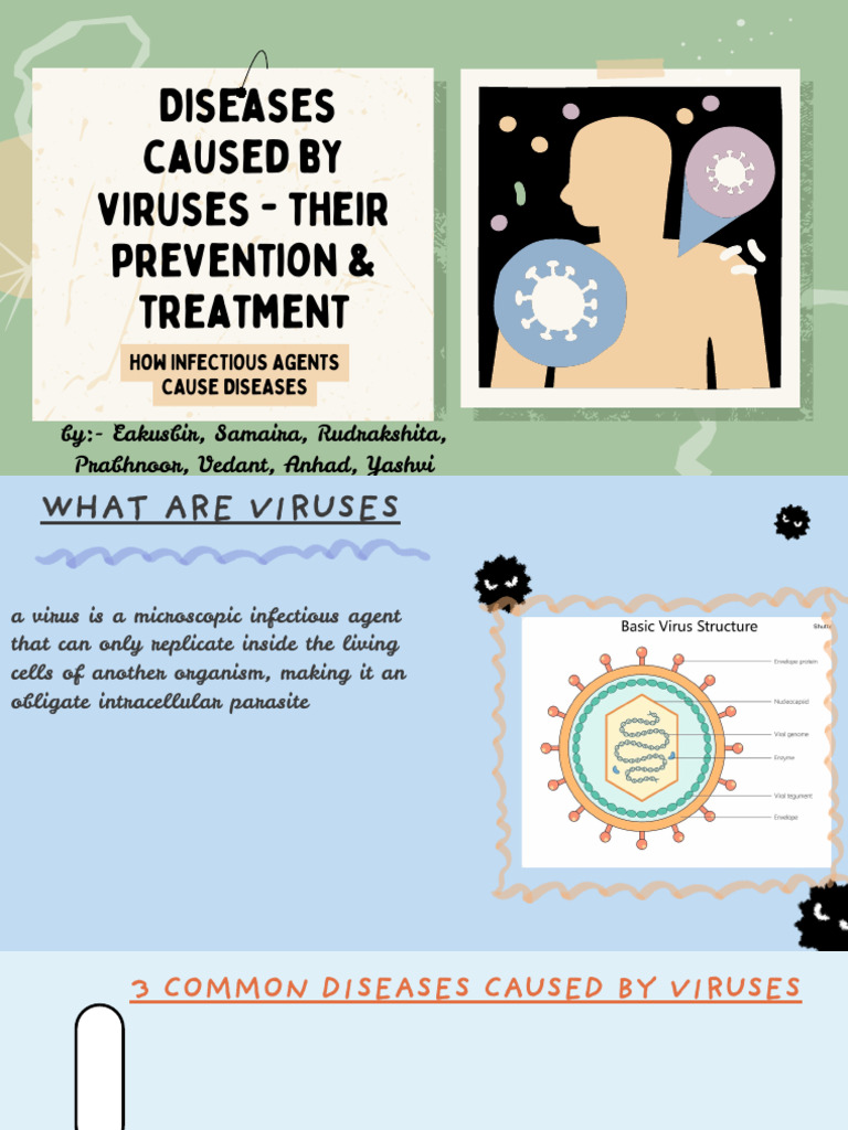 Diseases Caused by Viruses -Their Prevention and Treatment | PDF