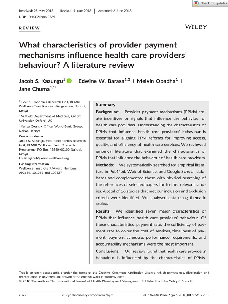 PPM 4 | PDF | Fee For Service | Health Care