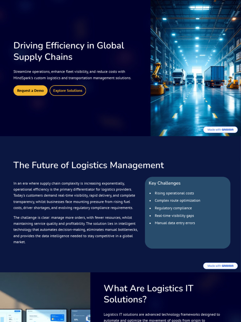 Driving Efficiency in Global Supply Chains | PDF | Logistics | Supply Chain