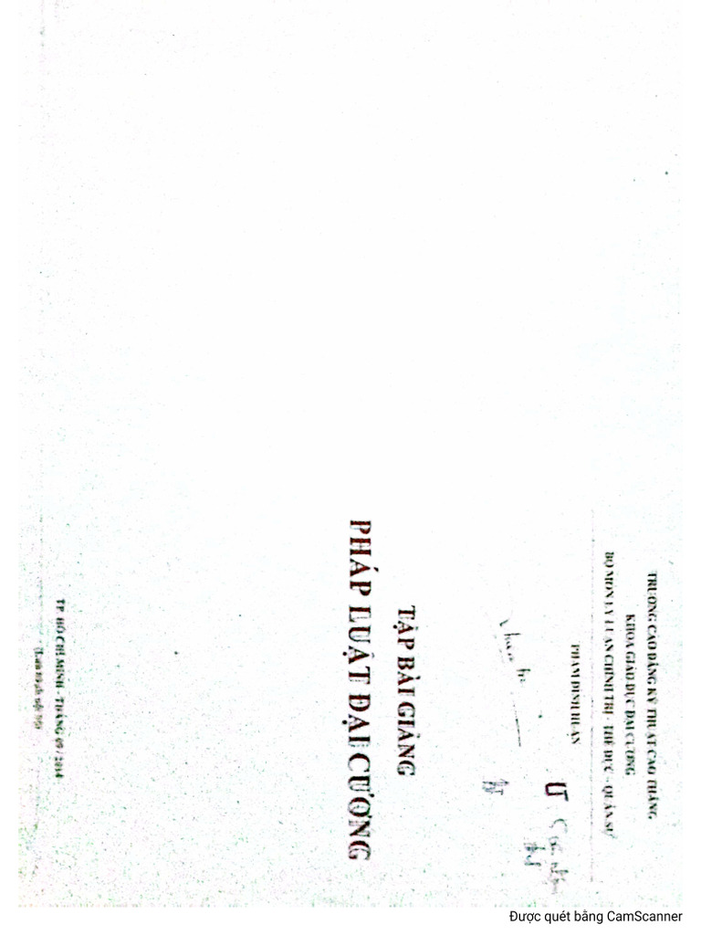 Tập Bài Giảng PLDC - 1 | PDF
