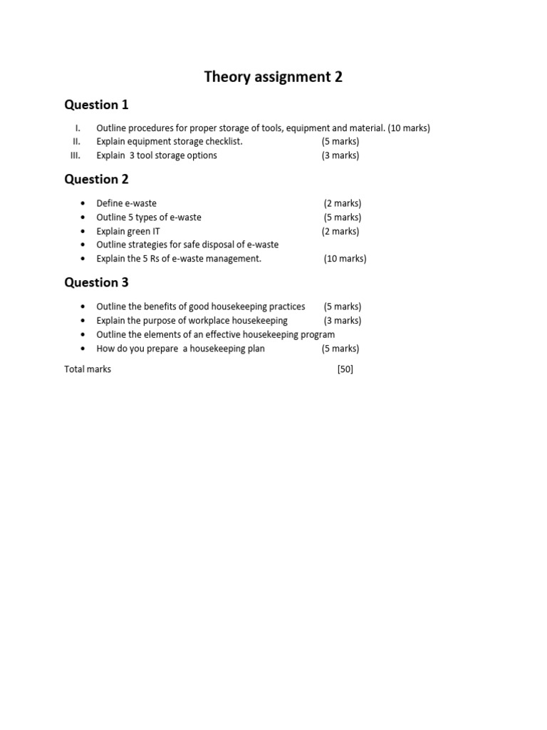 Theory Assignment 2 | PDF