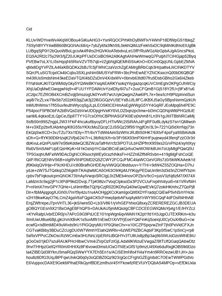 (Shadow) Cid | PDF