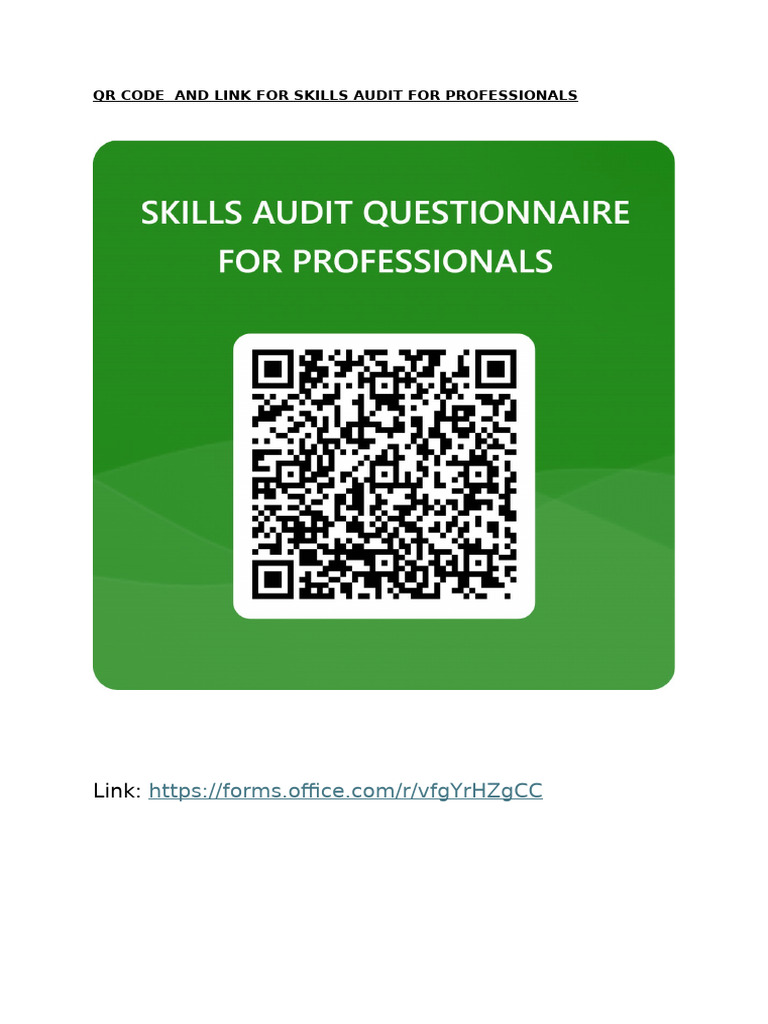 QR Code and Link - Professionals | PDF