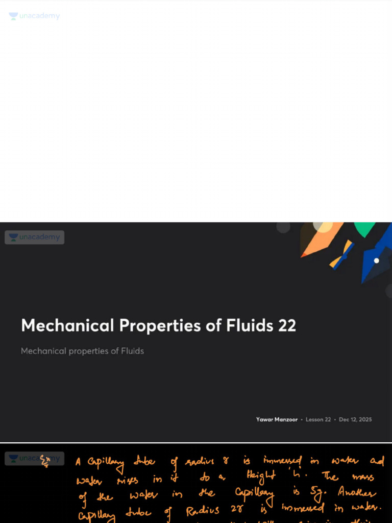 Mechanical Properties of Fluids 22 With Anno | PDF