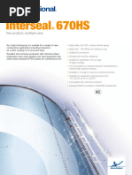 Interseal 670HS Epoxy Coating Guide | PDF | Epoxy | Water