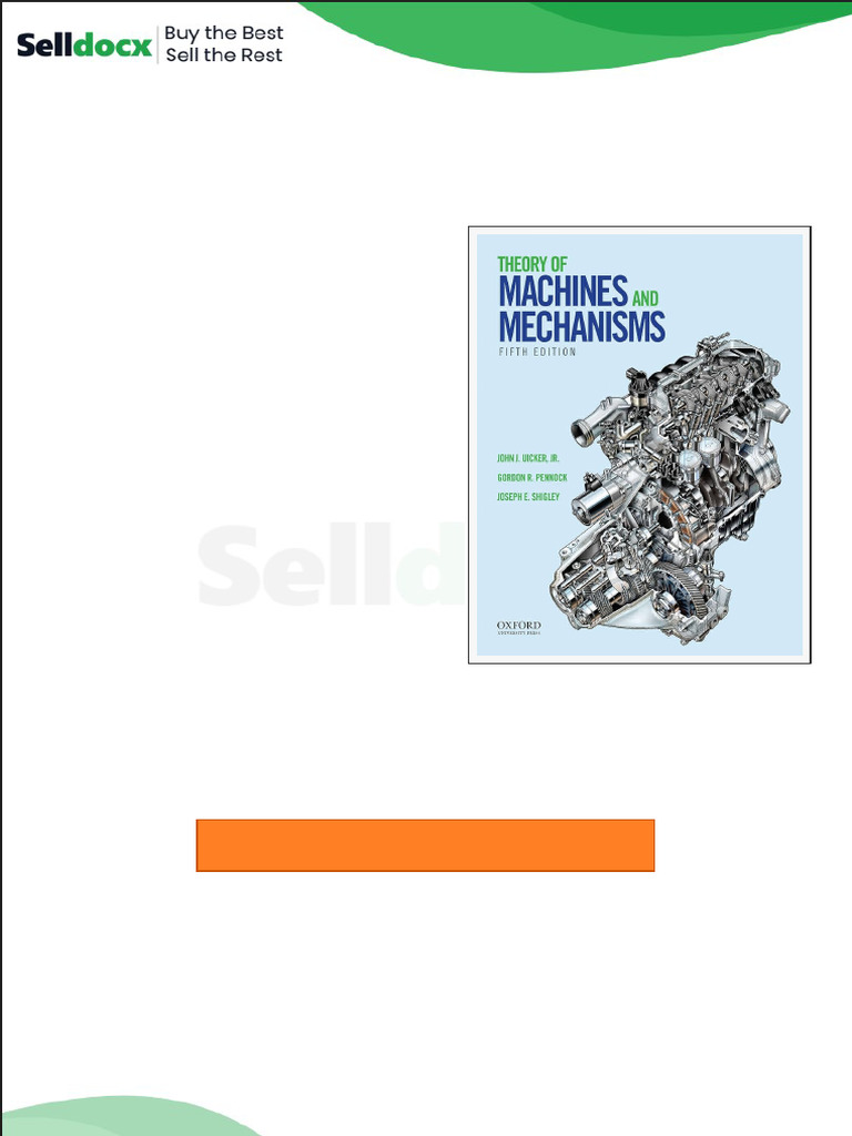 Solution Manual For Theory of Machines and Mechanisms 5th Edition by ...