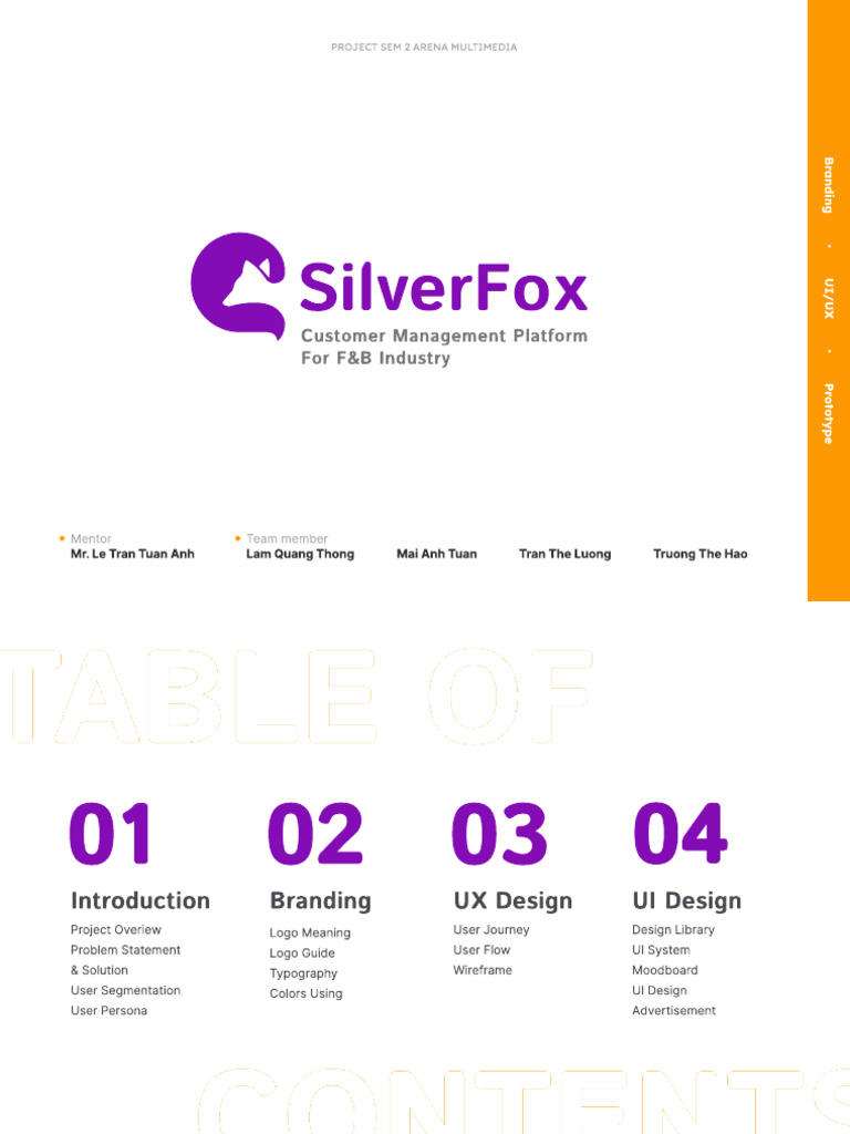 SilverFox F&B CRM | PDF