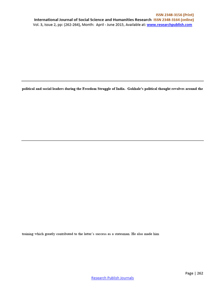 Gopal Krishna Gokhale-1606 | PDF | Liberalism | Political Science