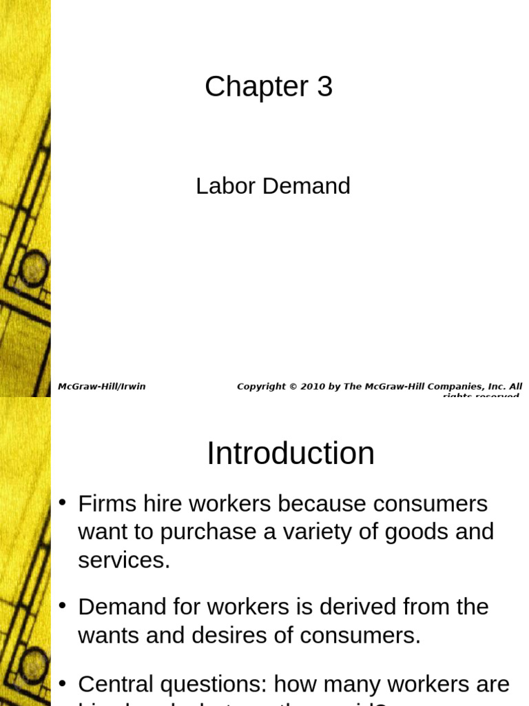 Topic 3 Labor Demand | PDF | Labour Economics | Profit (Economics)