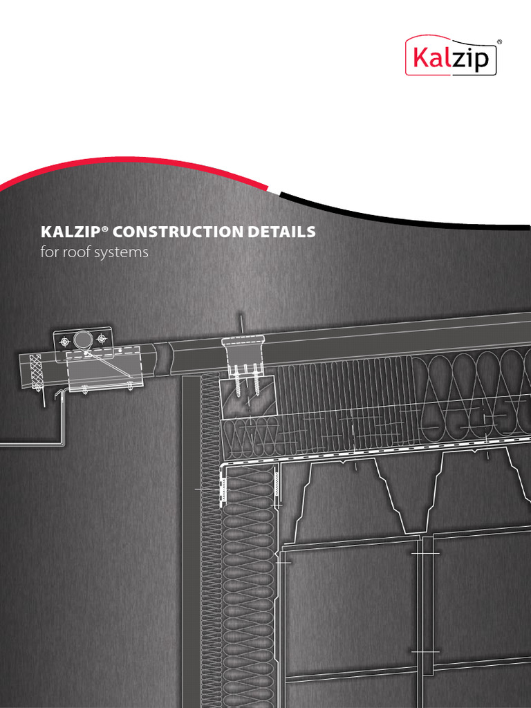 Kalzip Brochure Construction Details For Roof Systems July 2024 1 ...