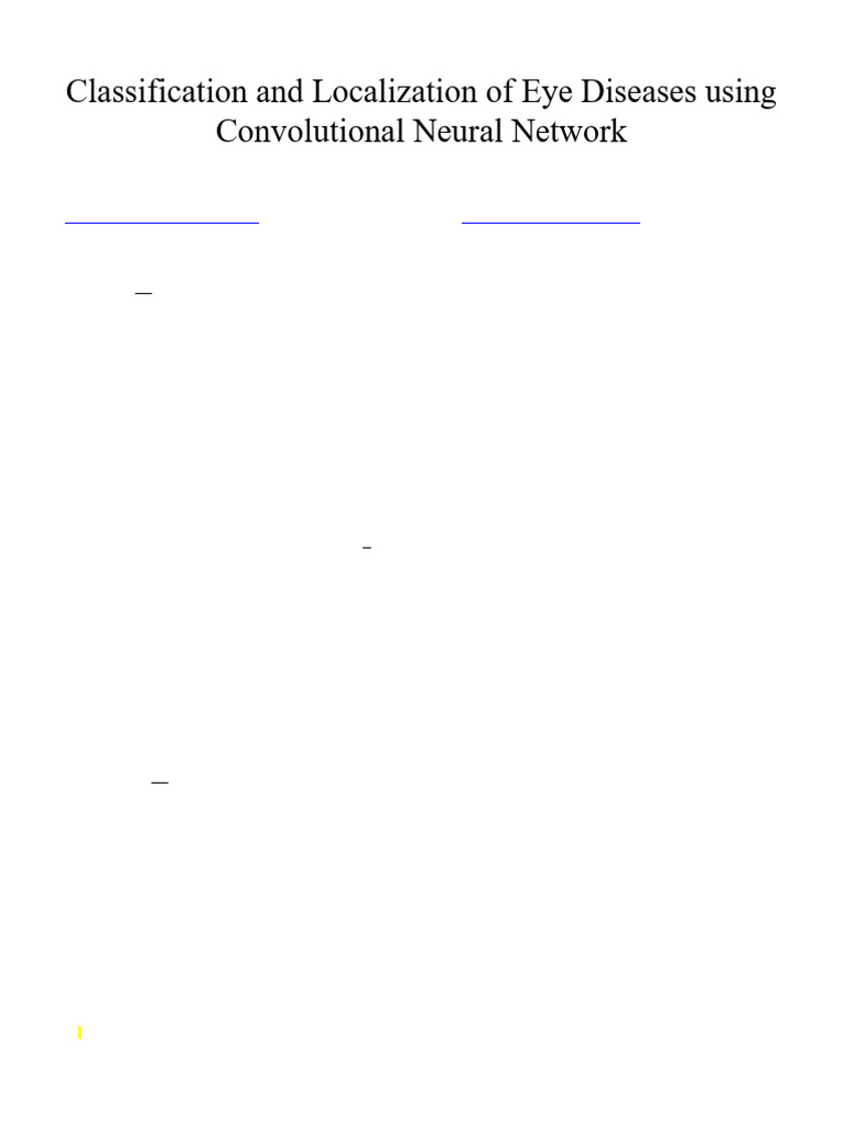 IEEe Paper-Classification and Localization of Eye Diseases Using ...
