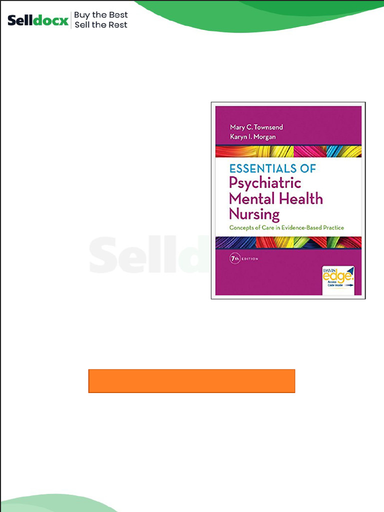 Test Bank for Essentials of Psychiatric Mental Health Nursing 7th ...