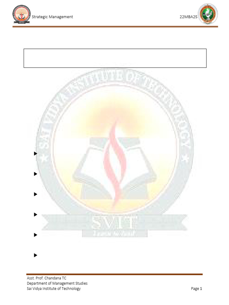 SM 5 | PDF | Performance Indicator | Strategic Management