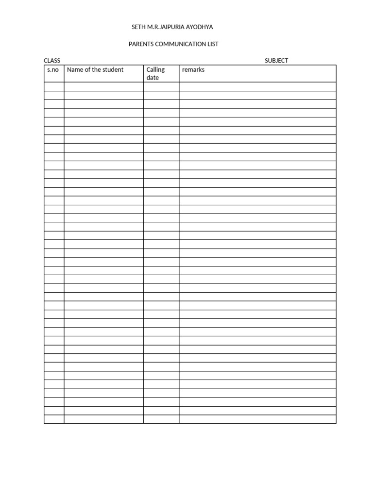 Student List | PDF
