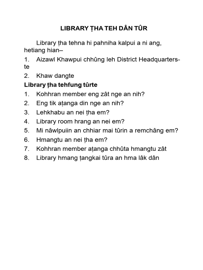 Library Tehfung | PDF
