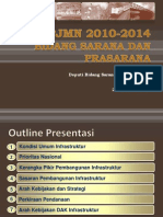 Download Rencana Pembangunan Jangka menengah Nasional RPJMN 2010-2014 Bidang Sarana dan Prasarana by Oswar Mungkasa SN100842901 doc pdf