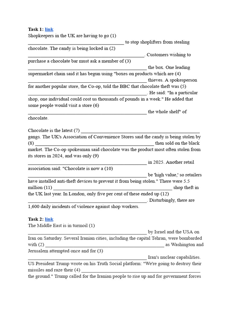 Breaking News English | PDF | Iran