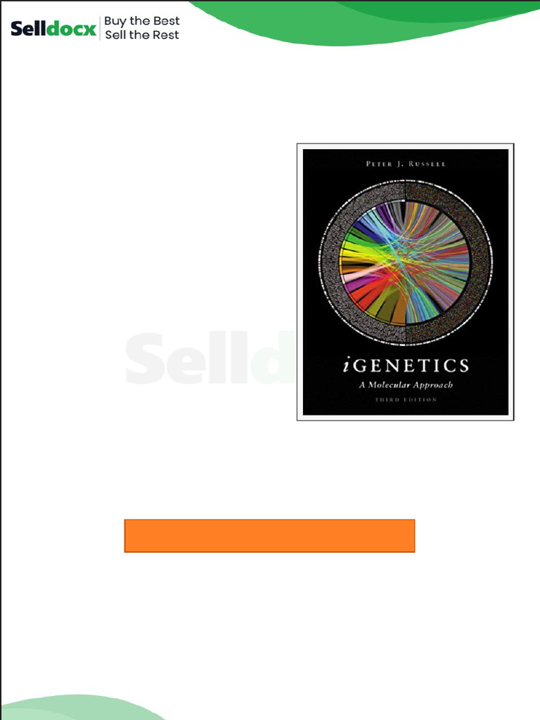 Test Bank For Igenetics A Molecular Approach 3rd Edition by Peter J ...