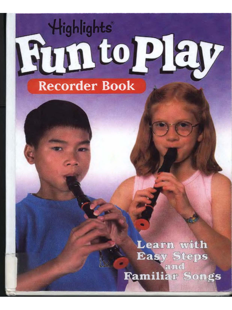 Highlights Fun To Play Recorder Book (DR. Maureen Brett Hooper) (Z ...