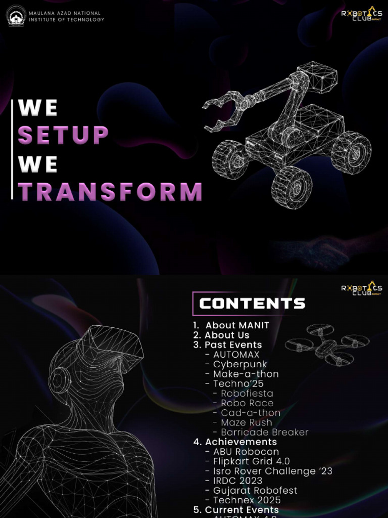 Brochure Robotics Club | PDF