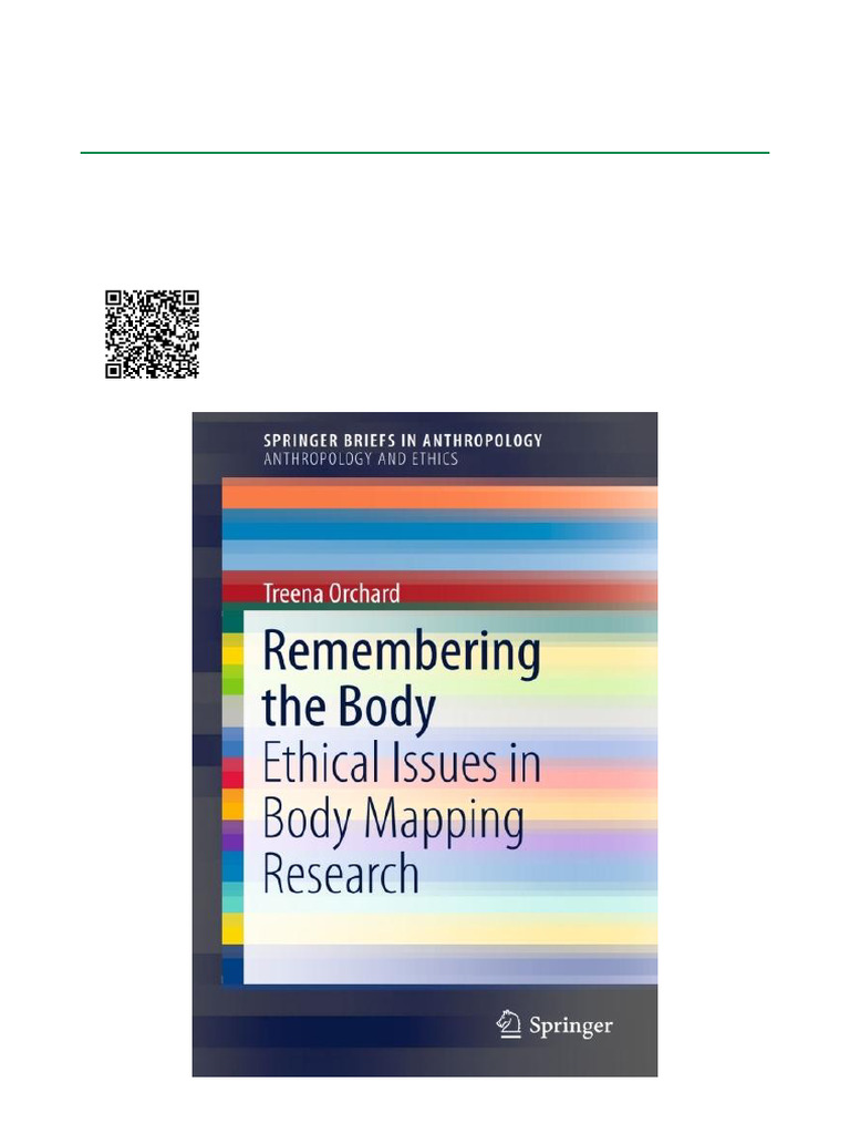 Remembering the Body Ethical Issues in Body Mapping Research ISBN ...